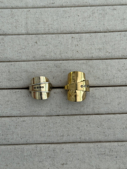 The Petite Gold Spoon Ring