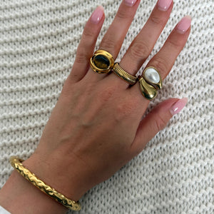 The Rope Molten Bangle