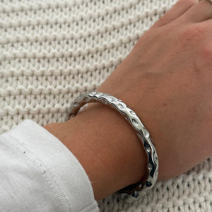 The Rope Molten Bangle