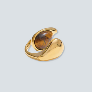 The Mocha Brown Stone Ring
