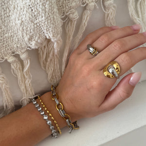 The Fuse Mixed Metal Ring