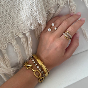 The Sia Open Stone Ring