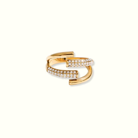 The Zara Double Stone Ring