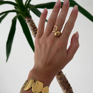 The Aurora Sculptural Open Ring