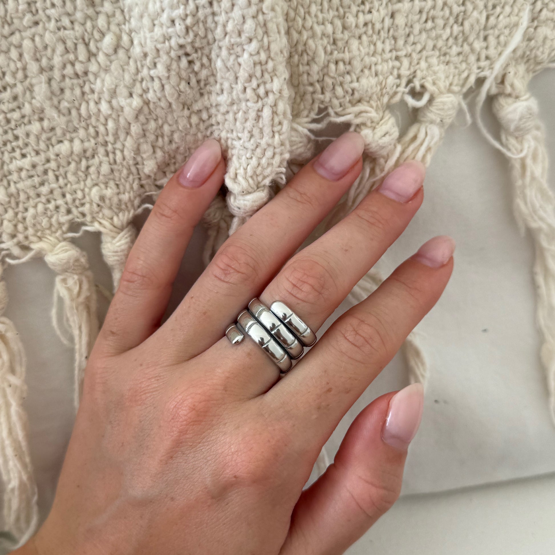 The Coil Triple Band Ring