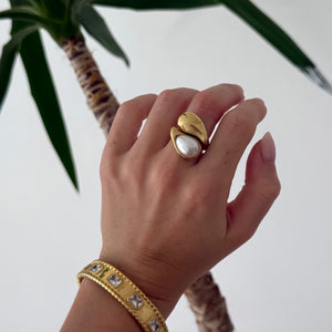 The Opal Pearl Wrap Ring