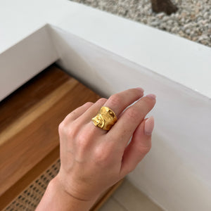 The Primrose Molten Ring