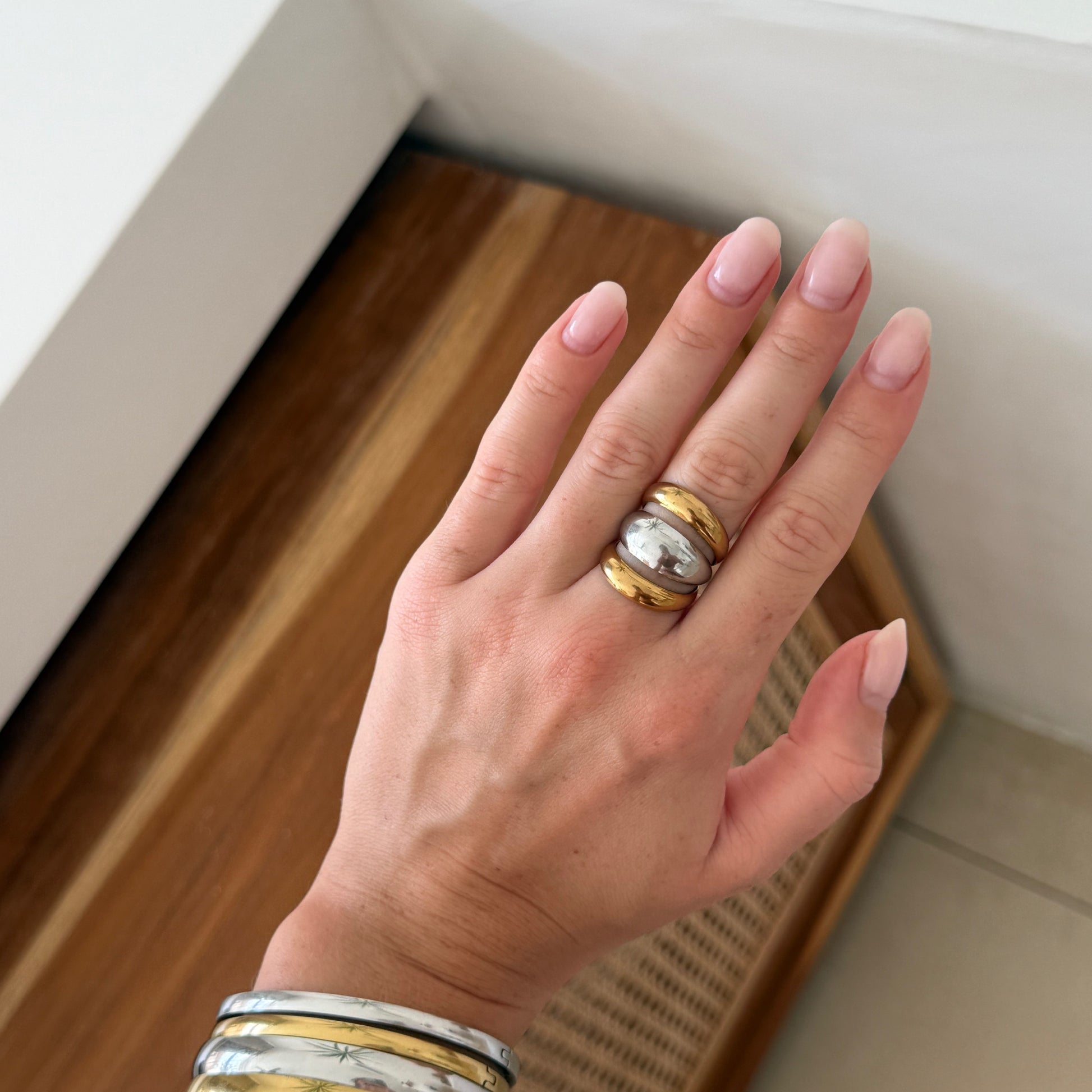 The Roma Triple Band Ring