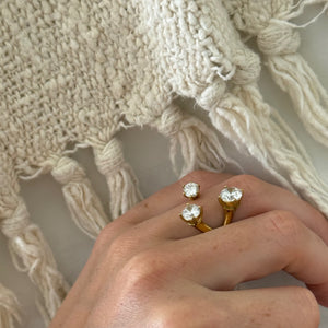 The Sia Open Stone Ring