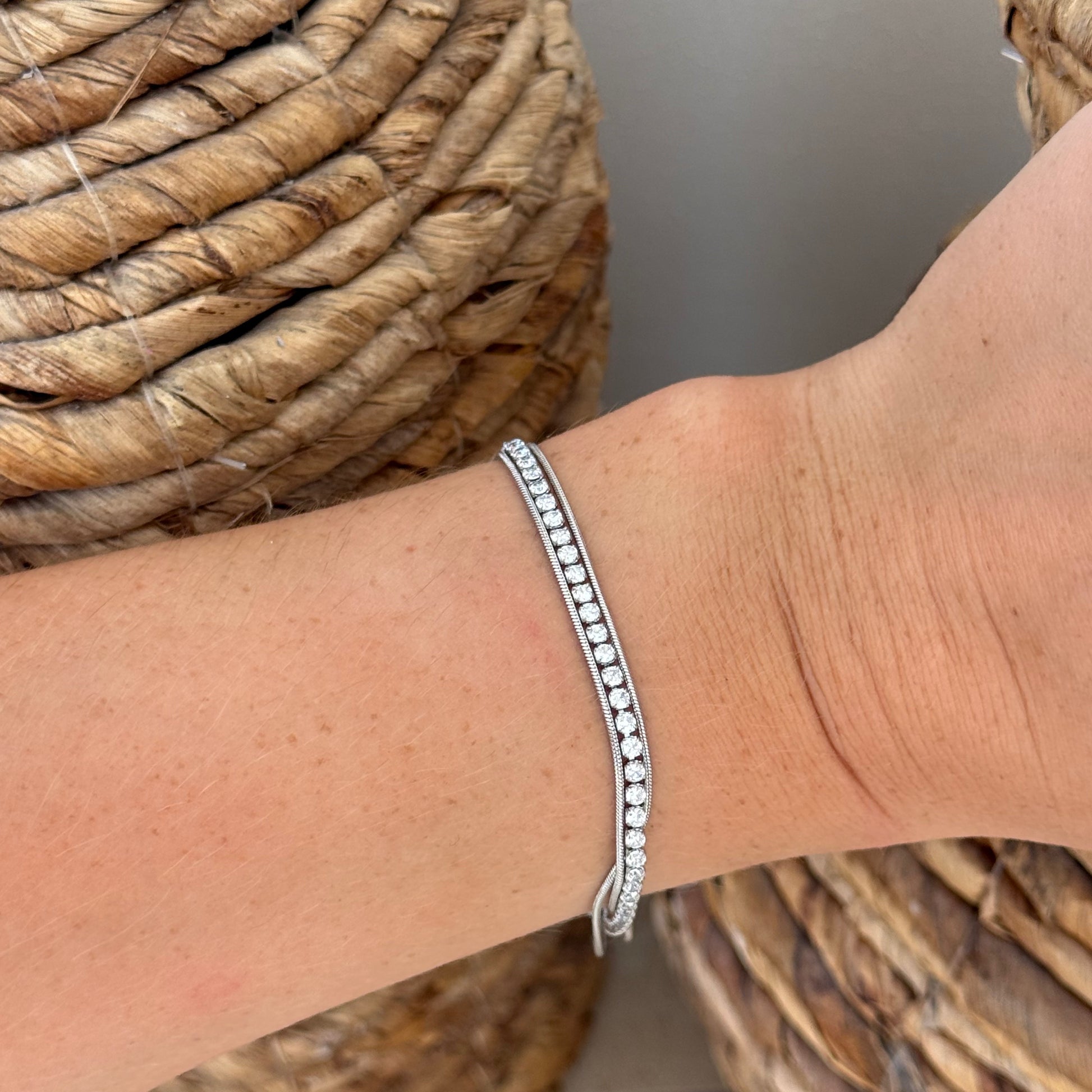 The Tria Layered Tennis Bracelet