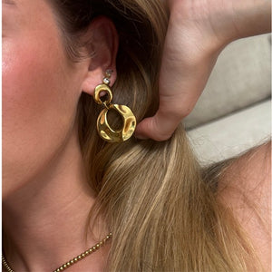 The Ripple Molten Earrings
