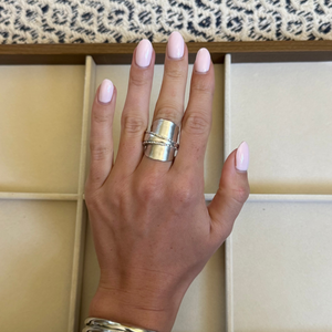 The Patterned Spoon Ring
