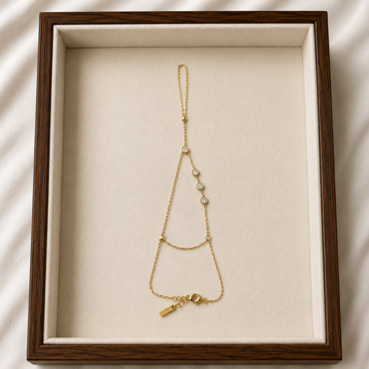 The Alba Stone Hand Chain