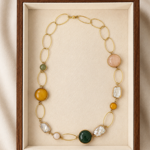 The Amara Colour Stone Necklace