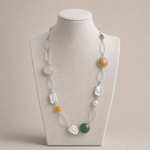 The Amara Colour Stone Necklace