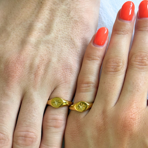 The Astra Star Signet Ring