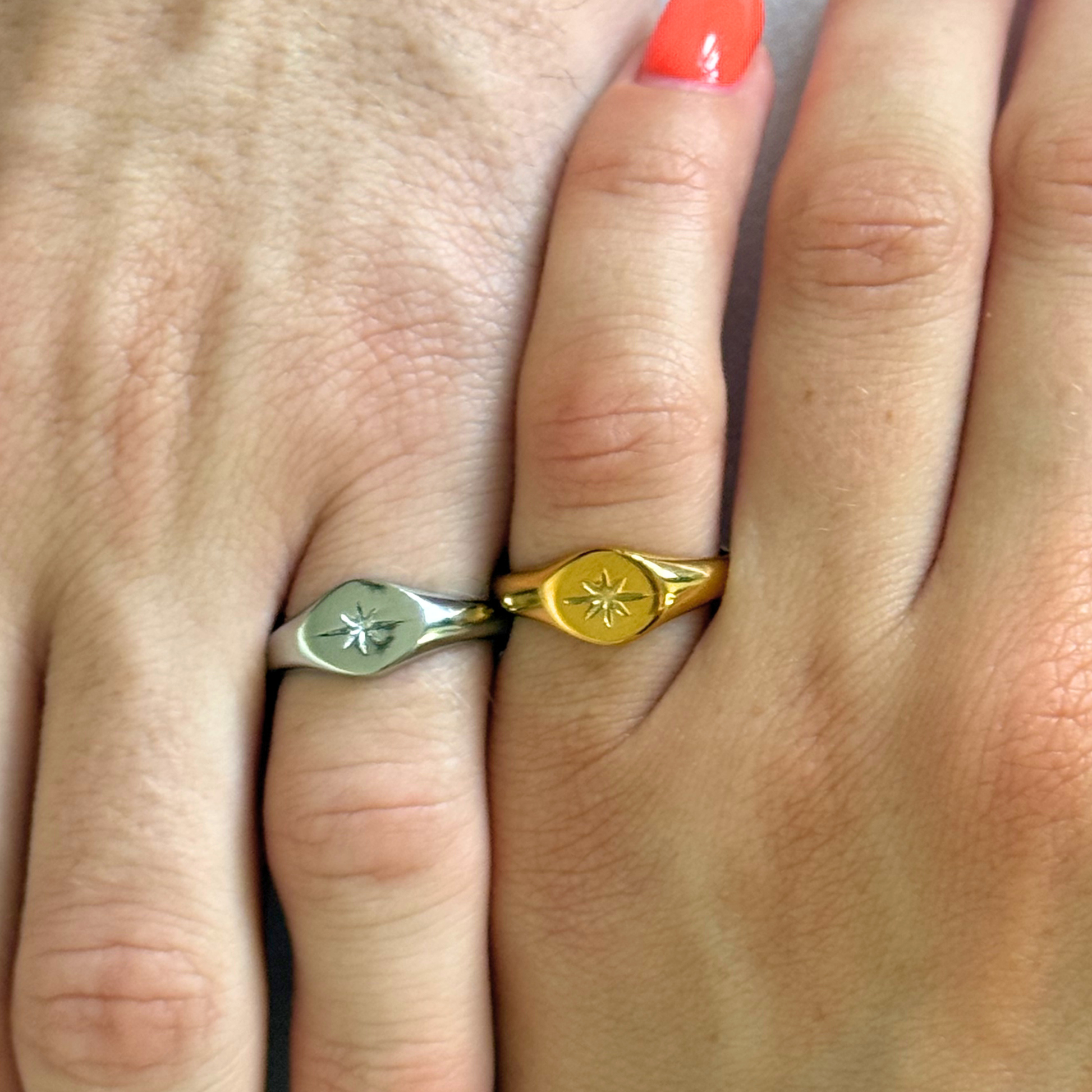 The Astra Star Signet Ring