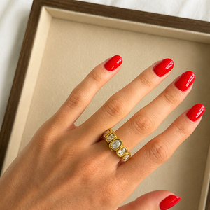 The Atlas Five Stone Ring