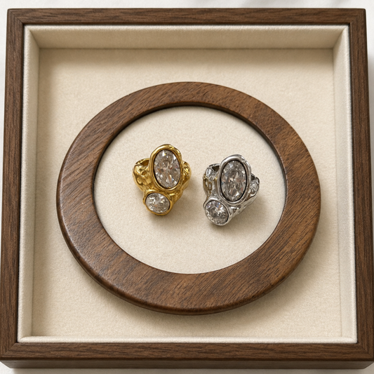 The Capri Double Stone Ring