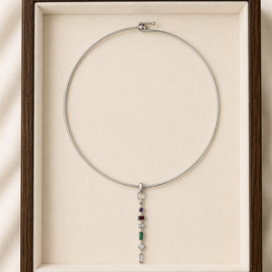 The Elba Drop Collar Torque Necklace