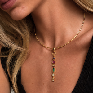 The Elba Drop Collar Torque Necklace
