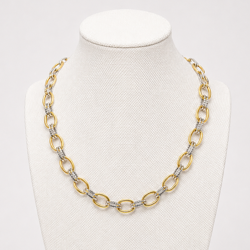 The Fuse Mixed Metal Chain Necklace