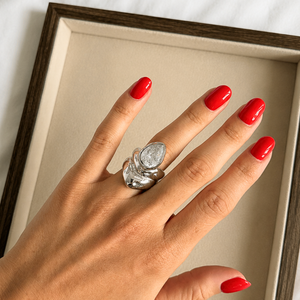 The Halo Stone Ring