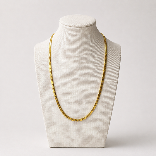 The Stacking Curb Chain Necklace