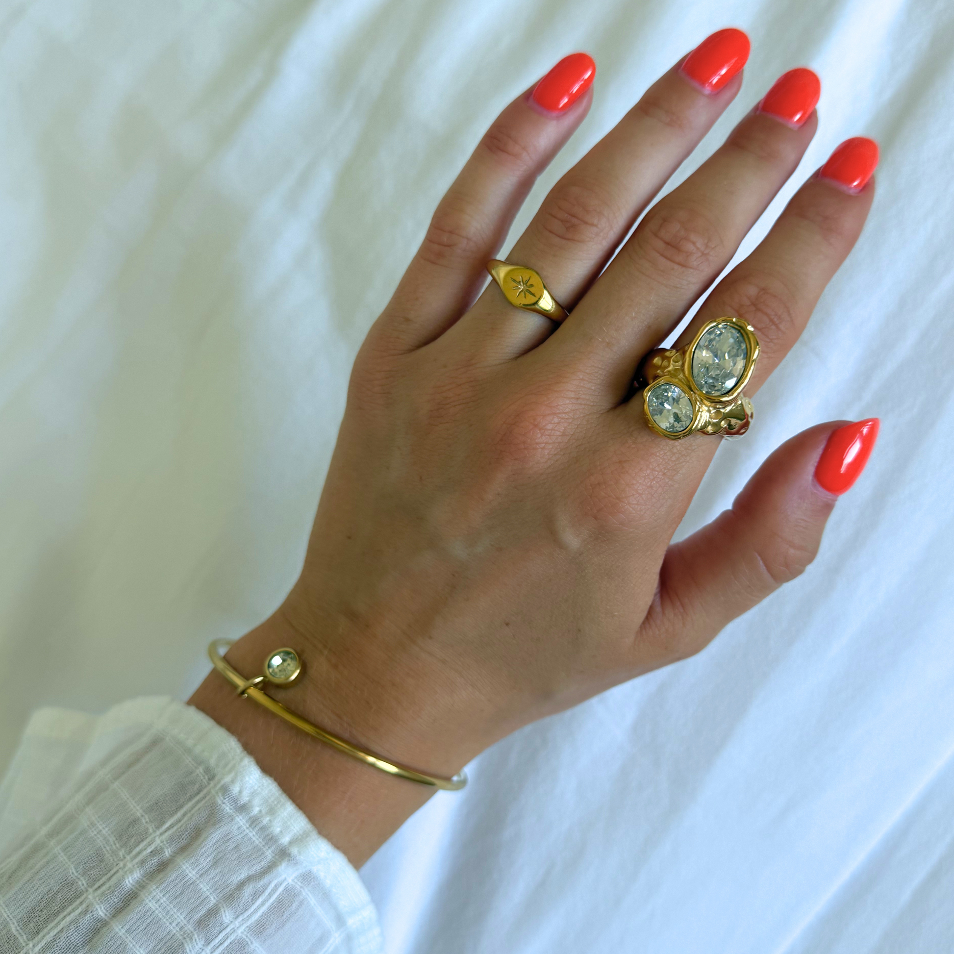 The Thea Stone Bangle