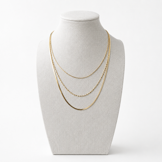 The Tria Triple Layered Necklace