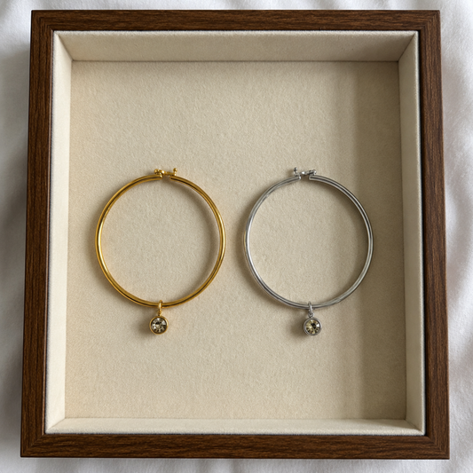 The Thea Stone Bangle