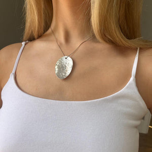 The Hammered Spoon Necklace image 1